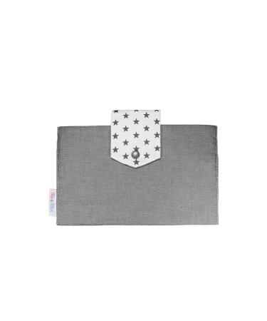 Filia & Filius Baby Diaper Bag Set with Pacifier Bag & Strap - Gray Stars | Stylish & Functional Diaper Bags for On-the-Go Parents - Buy Online on GoSupps.com