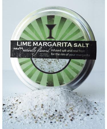 Rokz Lime Margarita Salt Rimmerz - 4oz Pack - Enhance Your Cocktails - Buy Online on GoSupps.com