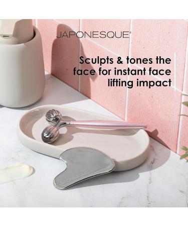 JAPONESQUE SKINTherapy V Roller - Lymphatic Drainage Facial Tool for Massage & Skincare Absorption - Buy Online on GoSupps.com