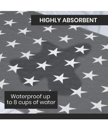 Large Reusable Bed Pad for Incontinence - Waterproof Mattress Protector for Seniors, Kids, Hospitals, and Pets - 52 x 34 - Washable (2 Pack) - Buy Online on GoSupps.com