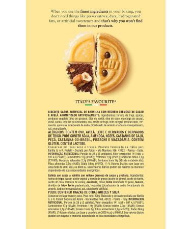 Mulino Bianco Baiocchi Biscuits with Hazelnut 200 g Golden Brown - Buy Online on GoSupps.com