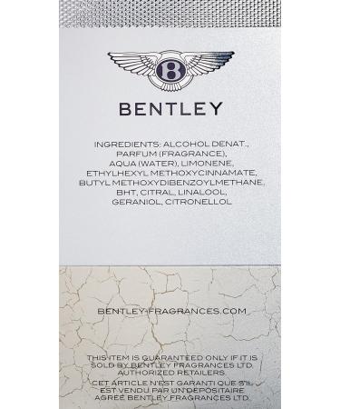Bentley Infinite Rush By Edt Spray 3.4 Oz 1 Fl Oz (Pack of 1) - Buy Online on GoSupps.com