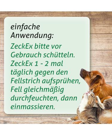 CDVet ZeckEx Tick Defense Spray 20 ml | Natural Tick Remedy for Humans & Animals | Long-Term Protection | No Synthetic Additives | Dermatologically Tested - Buy Online on GoSupps.com