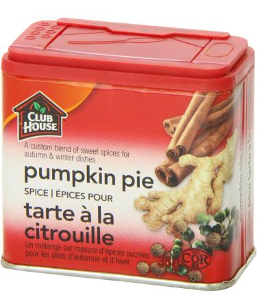 Club House Quality Natural Herbs & Spices Pumpkin Pie Spice Plastic Can 35g Pumpkin Pie Spice 35 g (Pack of 1) - Buy Online on GoSupps.com