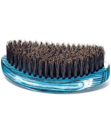 Torino Pro 1770-360: Medium Hard Palm Curve Wave Brush by Brush King - Great for Wolfing - Blue, 1 Count - Buy Online on GoSupps.com