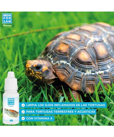MENFORSAN Eye Drops for Turtles - Vitamin A Formula 15ml | Cleans Inflamed Eyes - International Shipping Available - Buy Online on GoSupps.com