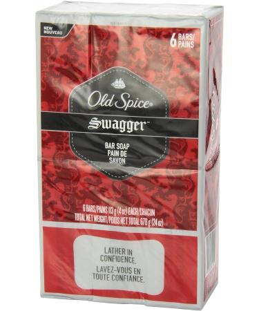 Old Spice Red Zone Swagger Bar Soap, 6-Pack, 29.8 Oz - Bold Scent, Long-lasting Cleanliness - Buy Online on GoSupps.com