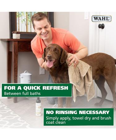 Wahl Canada No Rinse Shampoo for Dogs Odour Control Waterless Shampoo Foam Dispenser 210ml Model 58312 - Buy Online on GoSupps.com