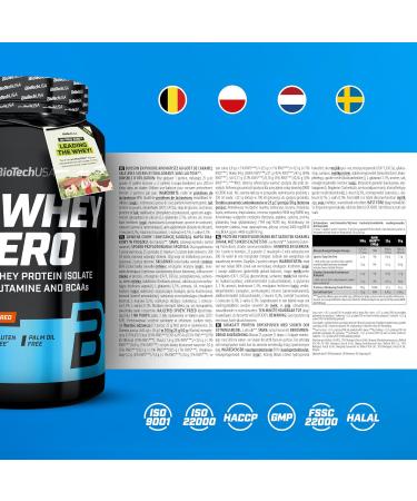  BioTechUSA BioTechUSA Iso Whey Zero | Premium Whey Protein Isolate | Grass-Fed | Enzyme-Free | Sugar- and Gluten-free 908 g Caramel Sa - Buy Online on GoSupps.com