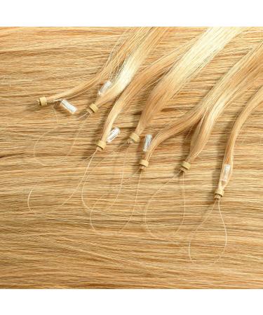 Premium Microring Hair Extensions - 25 Strands 50cm Human Hair Light Blonde Gold-Ash #9/31 & Ash Blonde #20 - Shop Now! - Buy Online on GoSupps.com