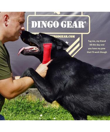 Buy Dingo Gear Cotton Nylon Bite Sausage for Dog Training - IGP IPO Obedience Protection Sport - 20x7 cm - Orange - Buy Online on GoSupps.com