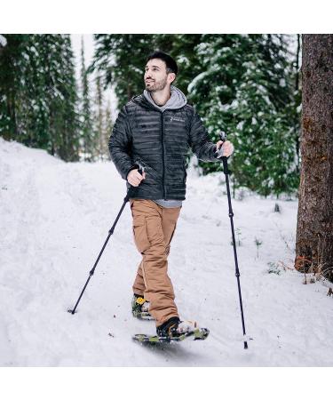 Retrospec Drifter Snowshoes - Aluminum Frames, Double-Ratchet Binding System - Olive 25 Inch - Carry Bag - Adults & Children - Buy Online on GoSupps.com