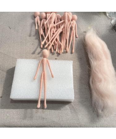 5 Piece Pre-Made Felt Body Frames 2.8 inch - Needle Felting Supplies for Fairies, Gnomes, Aliens - Buy Online on GoSupps.com