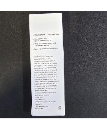 CHOSUNGAH BEAUTY PH Balancing PHA Cleansing Foam - Korean Face Wash for Sensitive Skin Gentle Hydrating Facial Cleanser Exfoliating Skin care 4.4 Fl Oz (130ml) - Buy Online on GoSupps.com