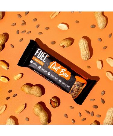 FUEL10K Peanut Butter Porridge Bars - 16x45g - High Protein Breakfast Bars - Buy Online on GoSupps.com