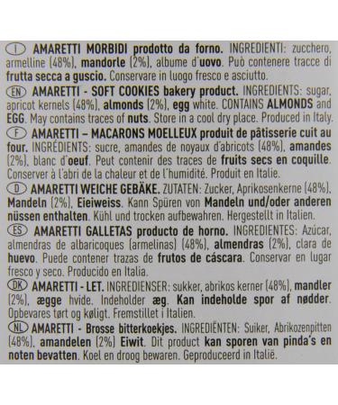 Amaretti del Chiostro Soft Amaretti in Tall Tin 180g - Buy Online on GoSupps.com