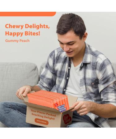 Gummy Candy Bag - Gummy Peach Rings Bulk Candy | Smart Choice from Lady Sarah Variety Sweets - Canada's Top Gummies Candy - 2.4 Kg (20 Candy Bags x 120g) Gummy Peach Rings (20 Candy Bags x 120g) - Buy Online on GoSupps.com