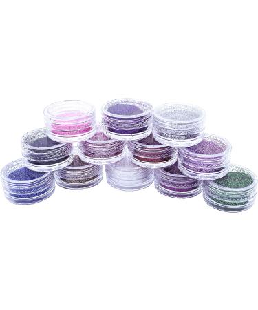 Biodegradable Glitter Gel Nail Art Set | Ultra FINE DUST Powder for Face, Hair & Nails | Eco-Friendly Makeup & Craft | Festival Party Colors - Buy Online on GoSupps.com