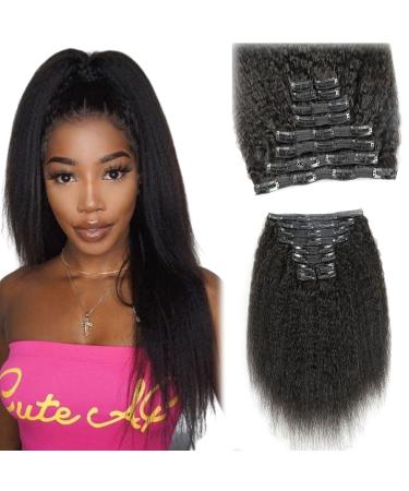 Hair extension remy-echo hair smooth for reconciliation 9a for the entire head natural black 120 g 35.6 cm 1b natural black 10 pieces ... 36 cm (14 inches)