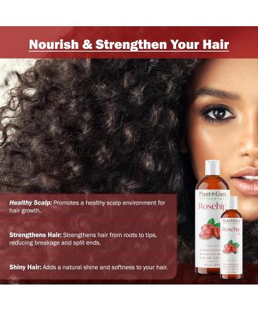 Plant Guru Rosehip Oil Refined 8 fl. oz. Cold Pressed 100% Pure & Natural Carrier for Skin Face Body and Hair Moisturizing. Great for DIY Creams Lotions and Lip Balms - Buy Online on GoSupps.com