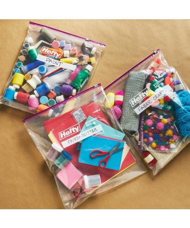 Hefty Slider Jumbo Storage Bags 2.5 Gallon Size - 12 Count - Buy Online on GoSupps.com