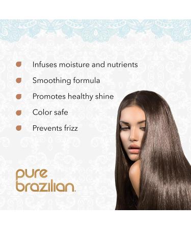 Pure Brazilian 4-Piece Travel Size Kit: Anti-Frizz Shampoo, Conditioner, Serum & Masque - Buy Online on GoSupps.com