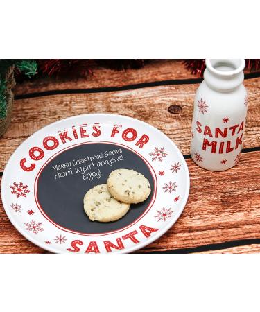 Personalized Santa Cookie Set with Chalkboard Message - Perfect Gift for Kids and Parents | Cookies for Santa Tradition Kit - Buy Online on GoSupps.com