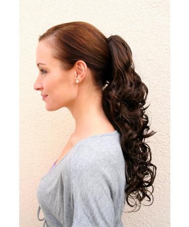 WIG ME UP C128-6(126) Curly Brunette Ponytail Hairpiece 45cm - Shop Quality Internationally - Buy Online on GoSupps.com