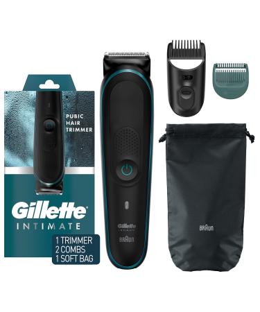 Gillette Intimate Mens Manscape Pubic Hair Trimmer, SkinFirst Ball Trimmer For Men, Waterproof, Cordless For Wet/Dry Use, Electric Shaver For Men, Lifetime Sharp Blades, Manscaping Body Groomer - Buy Online on GoSupps.com