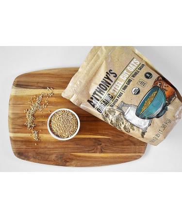 Anthony's Organic Steel Cut Oats 3 lb - Gluten Free, Non GMO, Irish Oatmeal, Whole Grain - Buy Online on GoSupps.com