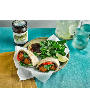 Tracklements Green Tomato Chutney | Ideal Condiment for Cheese Crackers, Sandwiches, or with Mayonnaise | Vegetarian/Vegan Friendly 315g Jar - Buy Online on GoSupps.com
