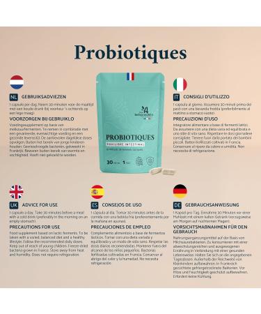  APYFORME Apyforme - Intestinal Flora Probiotic - 10 Exclusive Strains including Lactobacillus - 30 Gastro-resistant Capsules - Made in France - Buy Online on GoSupps.com