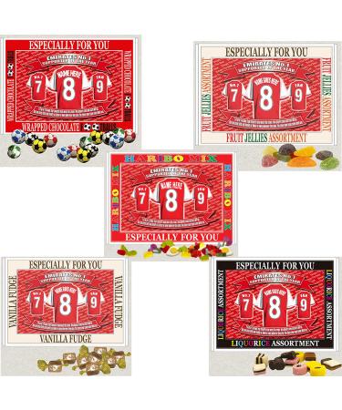 Gooners Football Shirt Personalised Gift Boxed Sweets