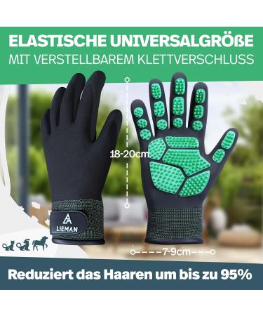 Lieman Nursing Shoe for Cats & Dogs | Adjustable Velcro Fit | Unique Fur Care Glove for Effective Grooming (1 Pair) - Buy Online on GoSupps.com