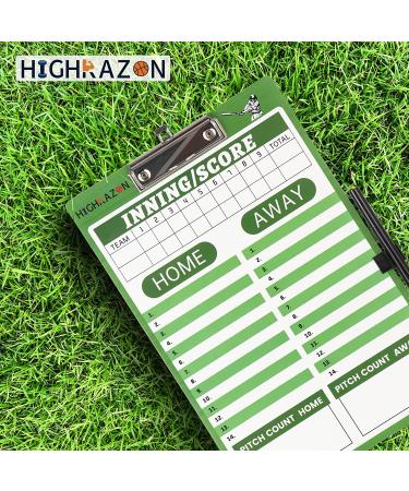 HIGHRAZON Double-Sided Dry Erase Baseball Coach Clipboard - Ideal for Baseball and Softball Coaches - Buy Online on GoSupps.com