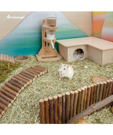 Niteangel Natural Soft Hamster Bedding Mix 5L - Ideal for Syrian Dwarf Hamsters, Gerbils, Mice, Degus, Bunnies & Small Pets - Timothy & Coco Blend - Buy Online on GoSupps.com