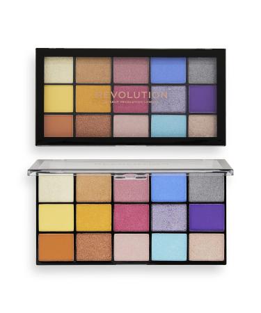 Makeup Revolution Reloaded Eyeshadow Palette - Spirited Love | 15 Shades 16.5g | International Shipping Available - Buy Online on GoSupps.com