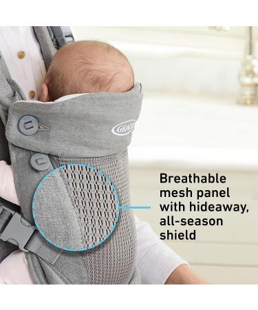 Graco Cradle Me 4 in 1 Baby Carrier - Newborn Mode, Mineral Gray - Buy Online on GoSupps.com