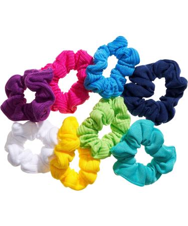 Goody Women's Hair Ouchless Jersey Variety Scrunchies 8 Count 2 Pack