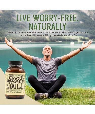 Blood Pressure Pill: Natural Herbal Capsules with Hawthorn, Rosella, Hibiscus & Ginger - 120ct, Organic Supplement for Lowering High Blood Pressure - Buy Online on GoSupps.com