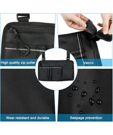 Wheelchair Side Bag Double-Sided Armrest Pouch with Cup Hold and Reflective Strip for Most Wheelchairs Walkers or Rollators - Buy Online on GoSupps.com
