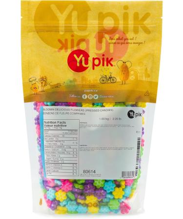 Yupik Flower Pressed Candies 1 kg Gluten-Free Kosher Sweet Flavor Flower-Shaped Treats Candy Machine Refills Fun & Nostalgic Delicious Snacks Ideal for Gifting Holidays & Baking - Buy Online on GoSupps.com