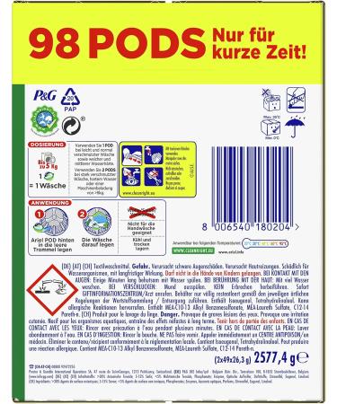 Ariel All-in-1 Pods Color Detergent - 98 Loads | Premium International Shipping & Best Prices - Buy Online on GoSupps.com