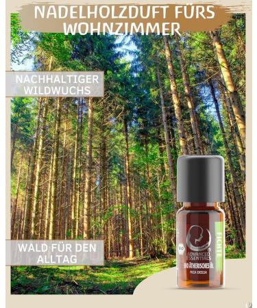 Organic Spruce Oil Essential Oil (Picea excelsa) - Wild Growth from Austria | 10ml - Premium Quality for Aromatherapy & Natural Wellness - Buy Online on GoSupps.com