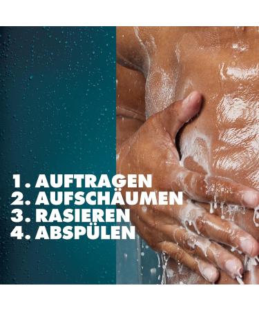 Gillette Intimate Care Razor Set for Men - 2-in-1 Shaving & Shower Cream with Aloe - Paraben-Free - Perfect Gift - 177 ml - Buy Online on GoSupps.com