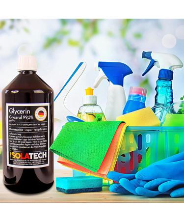 ISOLATECH Glycerine 99.5% - 100 ml - Pharmaceutical Grade - Made in Germany - 99.98% pure vegetable - Transparent liquid glycerol - 100 ml bottle (content 120 g) - Buy Online on GoSupps.com