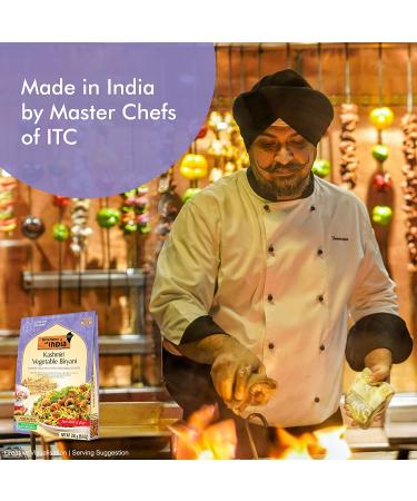 Kitchens of India Kashmiri Vegetable Biryani 8.8 Oz (Pack of 6) - Authentic Indian Basmati Rice Pilaf with Vegetables & Nuts - Buy Online on GoSupps.com