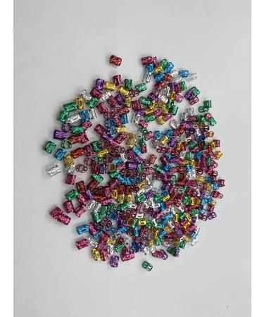 350 Pcs Dreadlocks Metal Hair Cuffs - 7 Colors Adjustable Braid Accessories for Stunning Hairstyles - Buy Online on GoSupps.com