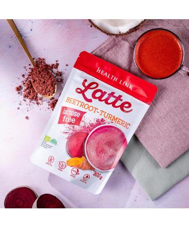 Buy HEALTH LINK ORGANIC Beetroot-Turmeric Latte Drink 300g | Boost Health & Wellness | International Shipping Available - Buy Online on GoSupps.com