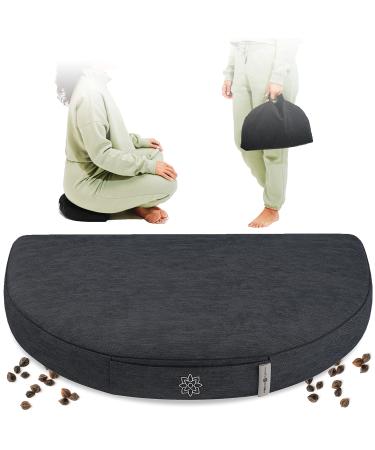 Mindful & Modern Travel Meditation Cushion | Outdoor Floor Cushions for Adults | Stylish Outdoor Decor | Great with Yoga Bolster for Restorative Yoga | Yoga Accessories for Women | Washable Cover